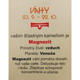 Magnezit pre Váhy 23.9.-22.10.